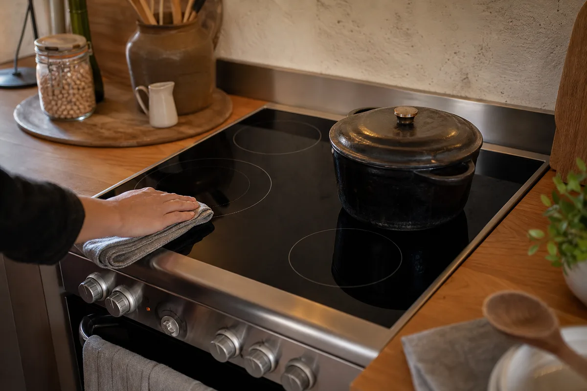 Cuisinière vitrocéramique : fonctionnement, entretien et usage