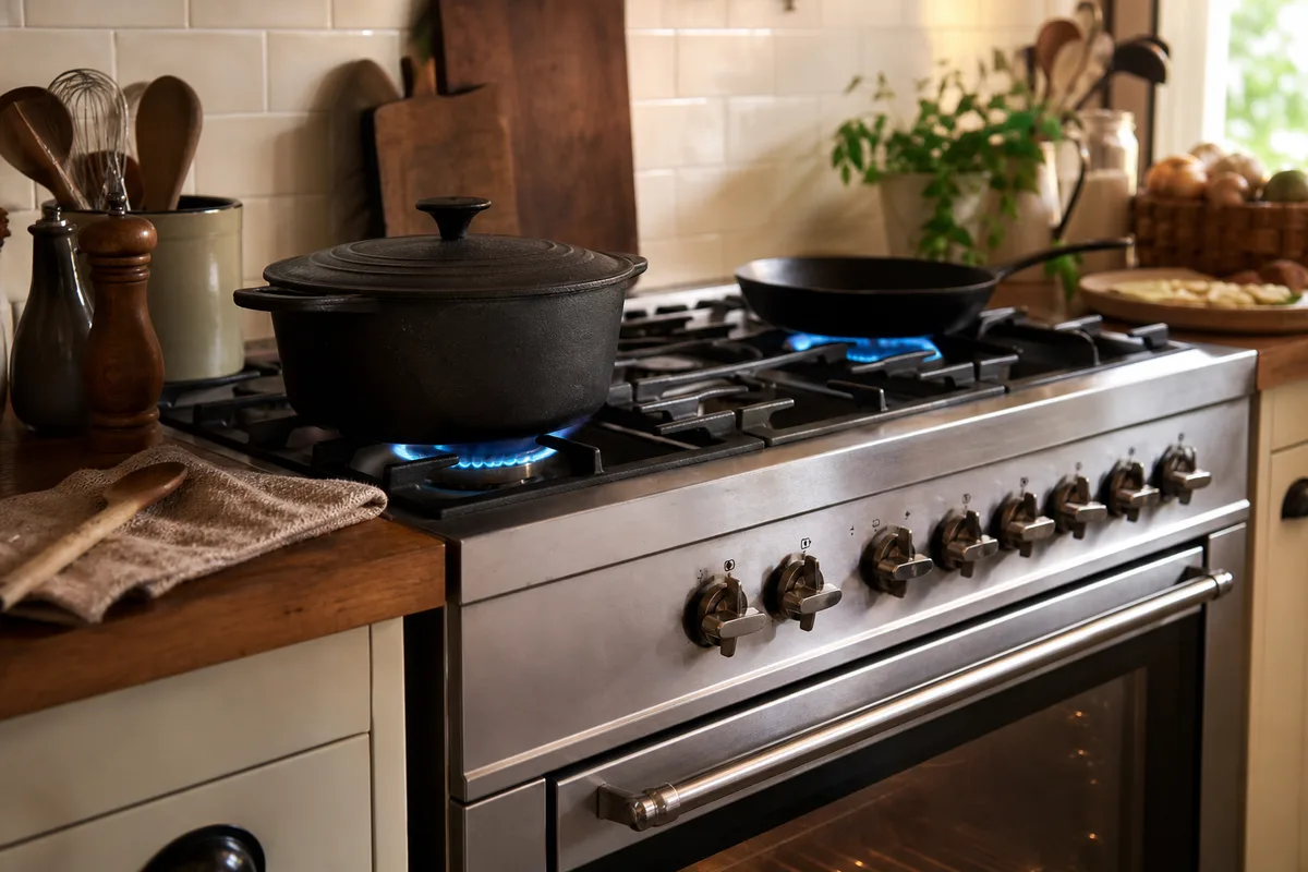 Gazinière tout gaz : fonctionnement, avantages et limites
